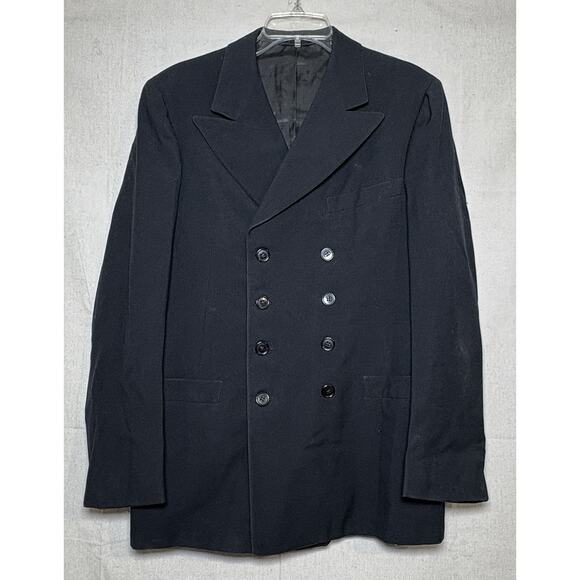 Vintage US Navy Issued Uniform Jacket Size 39 Long Jacket Union USA Made